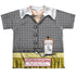 I LOVE LUCY/VITA COSTUME ALTERNATE (FRONT/BACK PRINT) - S/S YOUTH POLY CREW - MULTI