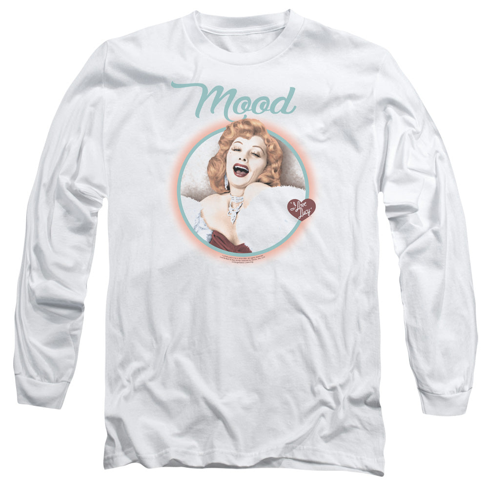 I LOVE LUCY/MOOD - L/S ADULT 18/1 - WHITE