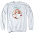 I LOVE LUCY/MOOD - ADULT CREWNECK SWEATSHIRT - WHITE