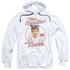 I LOVE LUCY/SARCASTIC - ADULT PULLOVER HOODIE - WHITE