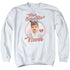 I LOVE LUCY/SARCASTIC - ADULT CREWNECK SWEATSHIRT - WHITE