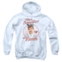 I LOVE LUCY/SARCASTIC - YOUTH PULLOVER HOODIE - WHITE
