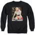 I LOVE LUCY/NOT TODAY - ADULT CREWNECK SWEATSHIRT - BLACK