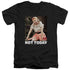 I LOVE LUCY/NOT TODAY - S/S ADULT V-NECK 30/1 - BLACK