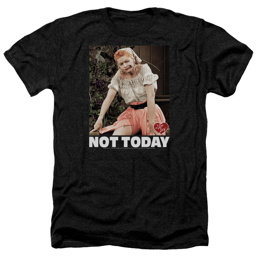 I LOVE LUCY/NOT TODAY - ADULT HEATHER - BLACK