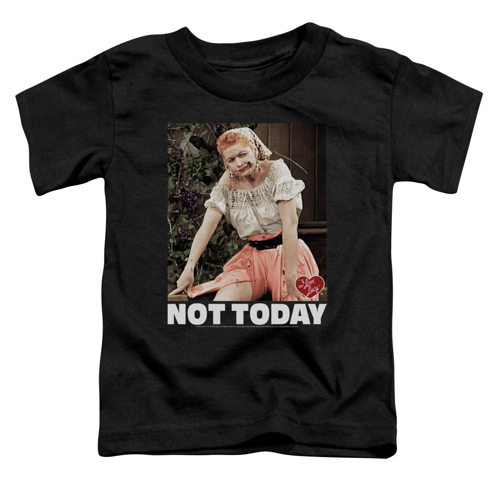 I LOVE LUCY/NOT TODAY - S/S TODDLER TEE - BLACK