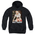 I LOVE LUCY/NOT TODAY - YOUTH PULLOVER HOODIE - BLACK