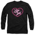 I LOVE LUCY/NEON LOGO - L/S ADULT 18/1 - BLACK