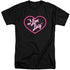 I LOVE LUCY/NEON LOGO - S/S ADULT TALL 18/1 - BLACK