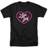I LOVE LUCY/NEON LOGO - S/S ADULT 18/1 - BLACK