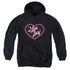 I LOVE LUCY/NEON LOGO - YOUTH PULLOVER HOODIE - BLACK