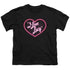 I LOVE LUCY/NEON LOGO - S/S YOUTH 18/1 - BLACK