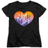 I LOVE LUCY/HEART OF THE CITY - S/S WOMENS TEE - BLACK