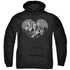 I LOVE LUCY/NOSTALGIC CITY - ADULT PULLOVER HOODIE - BLACK