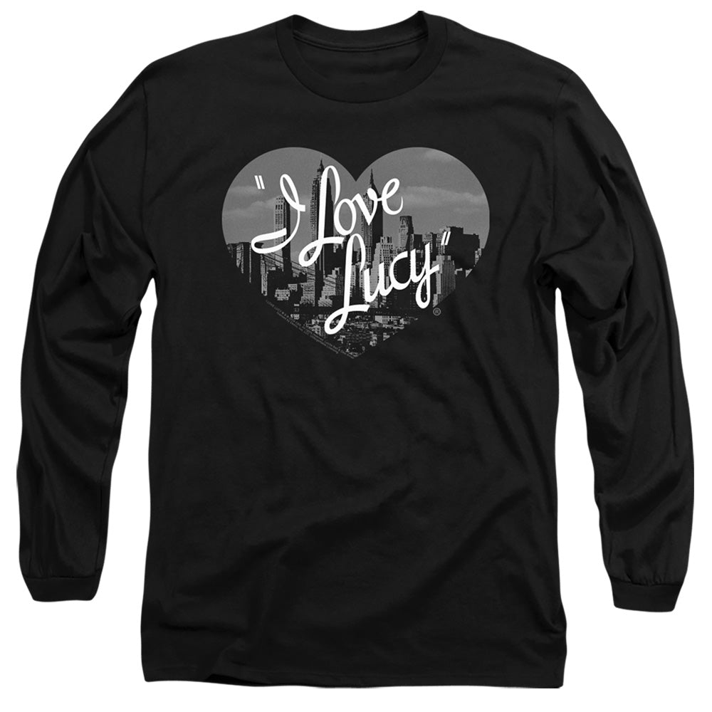 I LOVE LUCY/NOSTALGIC CITY - L/S ADULT 18/1 - BLACK