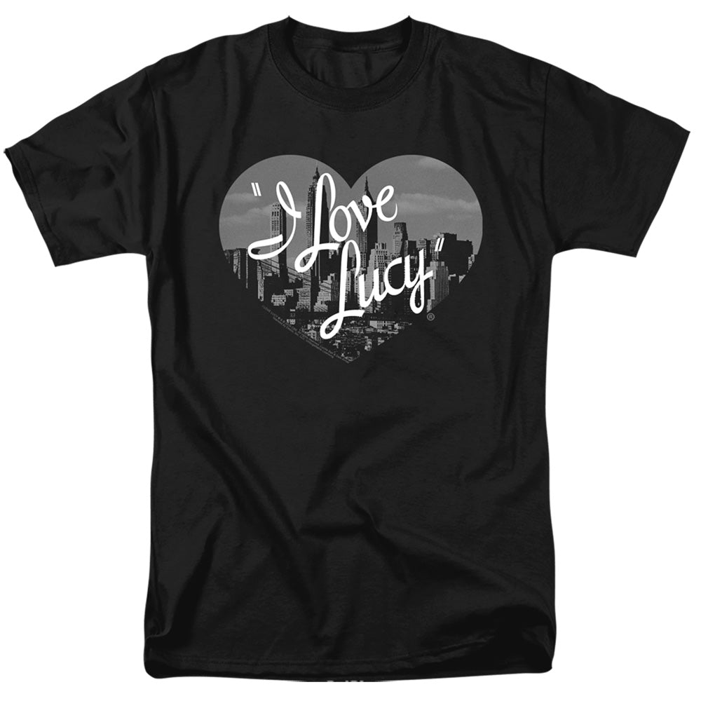 I LOVE LUCY/NOSTALGIC CITY - S/S ADULT 18/1 - BLACK