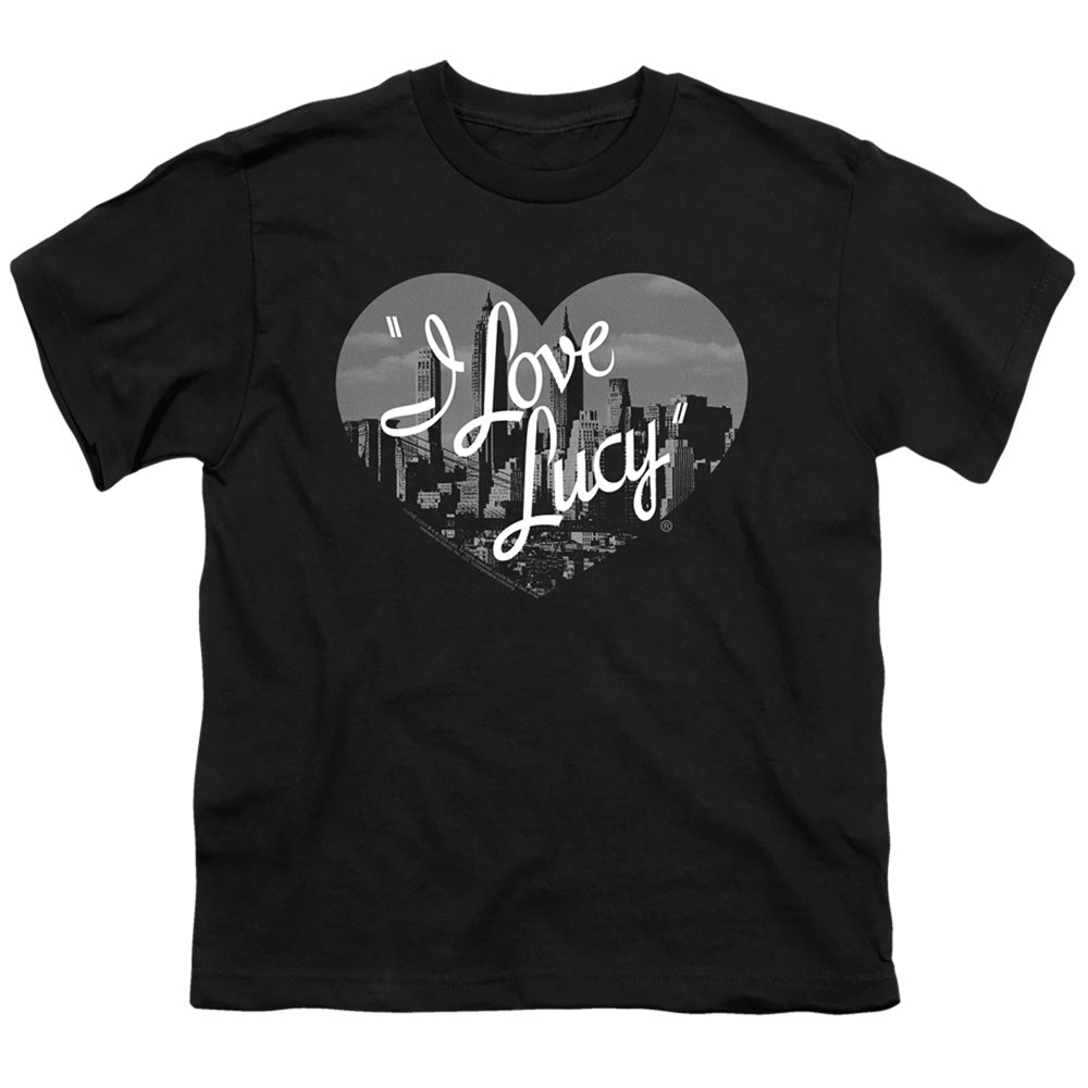 I LOVE LUCY/NOSTALGIC CITY - S/S YOUTH 18/1 - BLACK