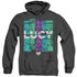 I LOVE LUCY/SHADES OF LUCY - ADULT HEATHER HOODIE - BLACK
