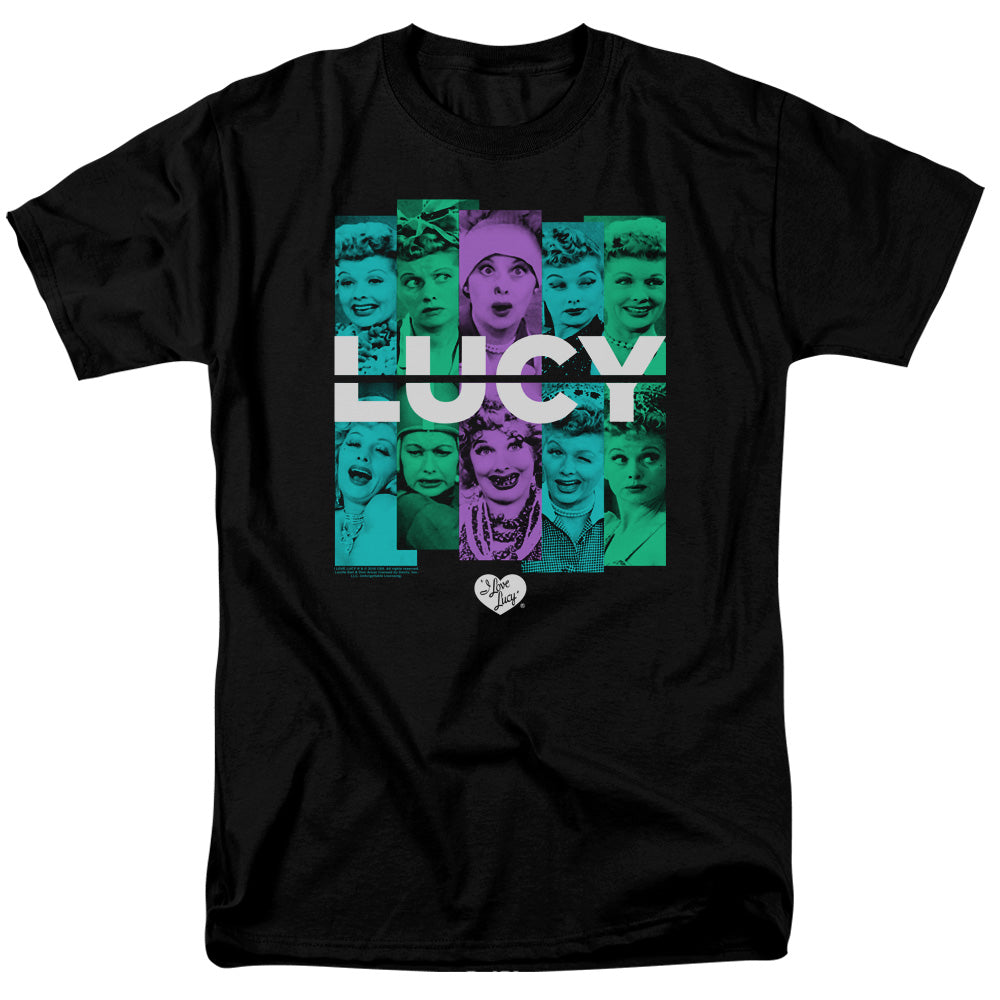 I LOVE LUCY/SHADES OF LUCY - S/S ADULT 18/1 - BLACK