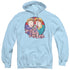 I LOVE LUCY/ETHEL TO MY LUCY - ADULT PULLOVER HOODIE - LIGHT BLUE