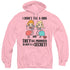 I LOVE LUCY/GOSSIP PROMISES - ADULT PULLOVER HOODIE - PINK