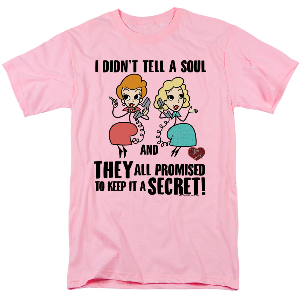 I LOVE LUCY/GOSSIP PROMISES - S/S ADULT 18/1 - PINK