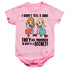 I LOVE LUCY/GOSSIP PROMISES - INFANT SNAPSUIT - PINK