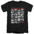 I LOVE LUCY/FILM STRIP - S/S ADULT V-NECK 30/1 - BLACK