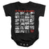 I LOVE LUCY/FILM STRIP - INFANT SNAPSUIT - BLACK