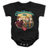 I LOVE LUCY/ROAD TRIP - INFANT SNAPSUIT - BLACK
