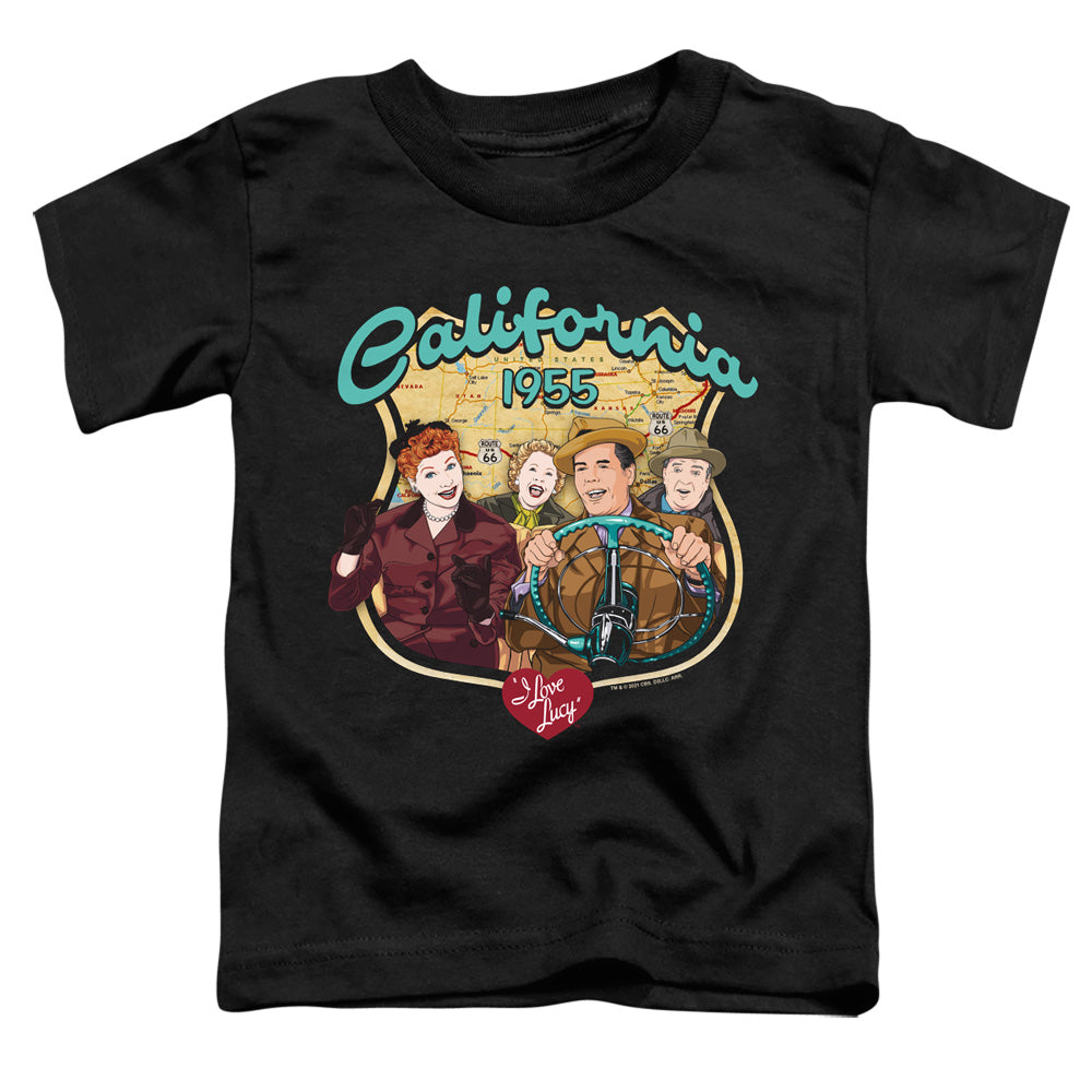 I LOVE LUCY/ROAD TRIP - S/S TODDLER TEE - BLACK