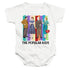 I LOVE LUCY/THE POPULAR KIDS - INFANT SNAPSUIT - WHITE