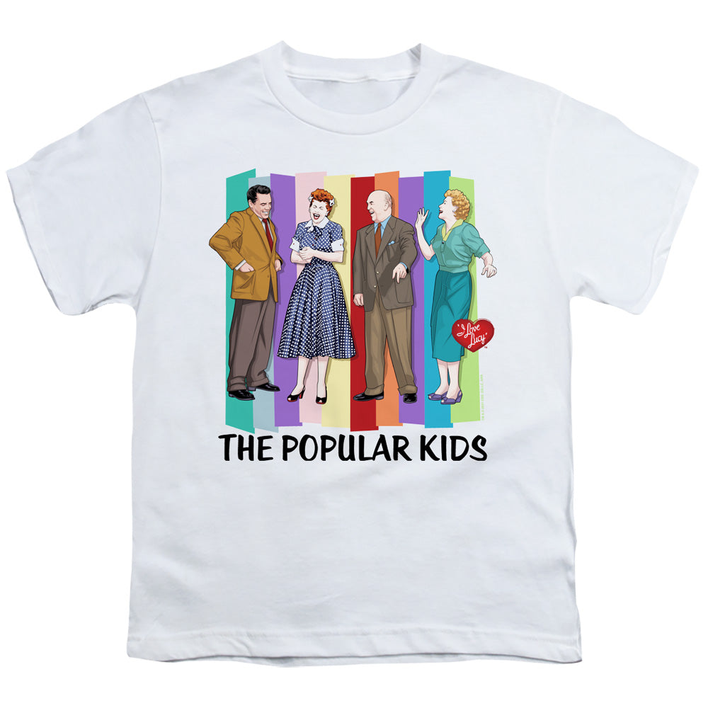 I LOVE LUCY/THE POPULAR KIDS - S/S YOUTH 18/1 - WHITE