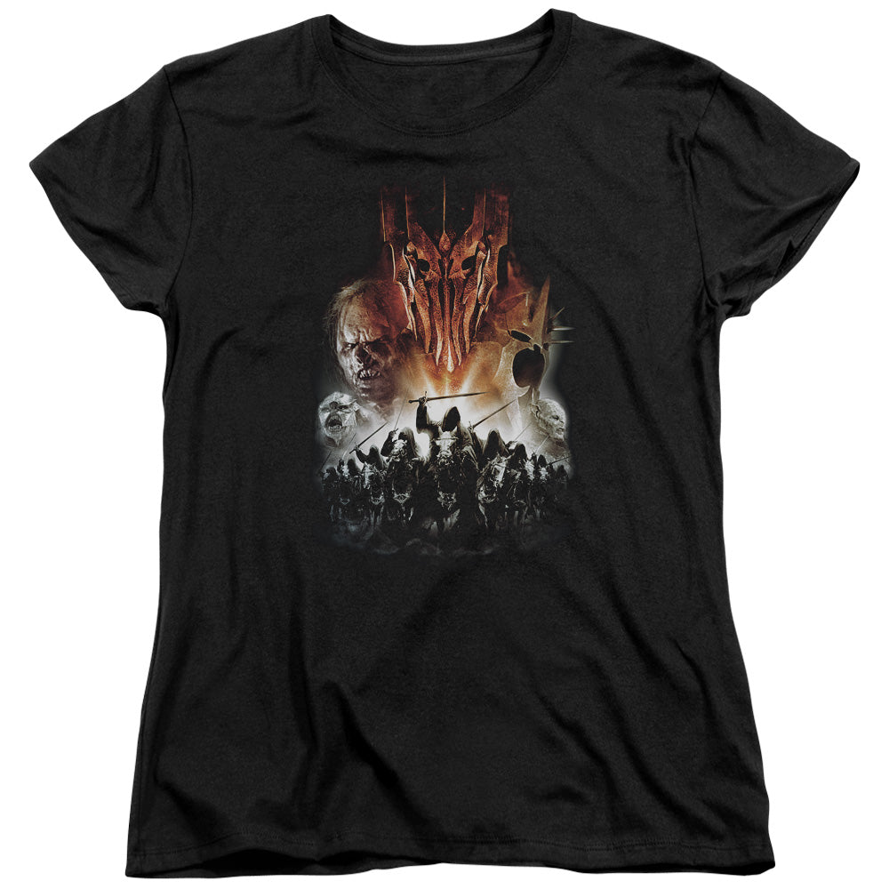 LOR/EVIL RISING - S/S WOMENS TEE - BLACK