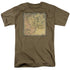 LOR/MIDDLE EARTH MAP - S/S ADULT 18/1 - SAFARI GREEN