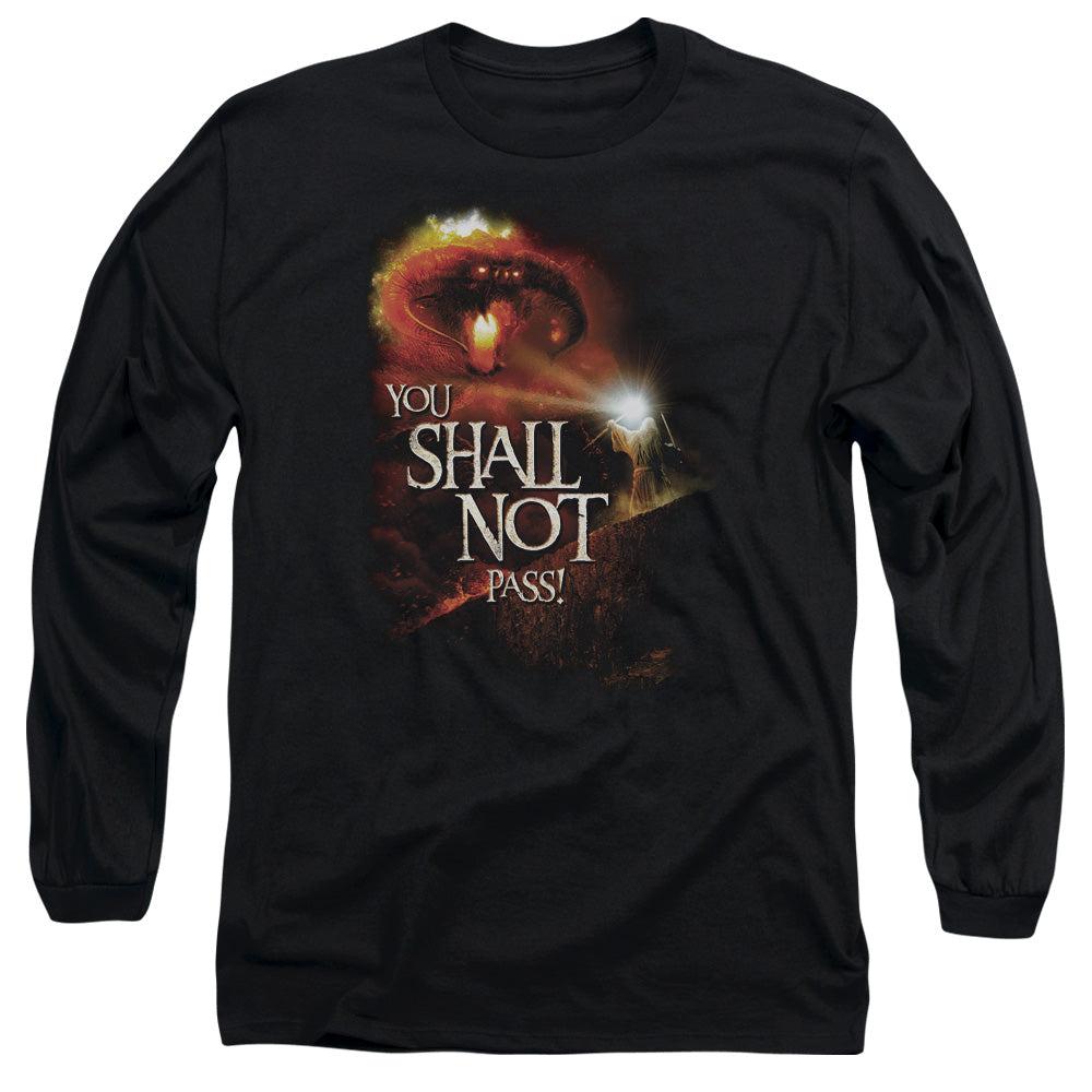 LOR/YOU SHALL NOT PASS - L/S ADULT 18/1 - BLACK