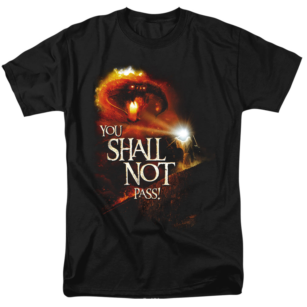 LOR/YOU SHALL NOT PASS - S/S ADULT 18/1 - BLACK
