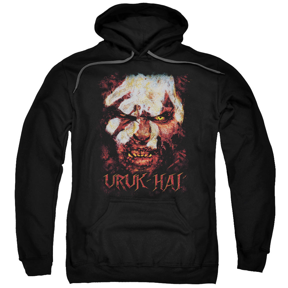 LOR/URUK HAI - ADULT PULLOVER HOODIE - BLACK
