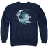 LOR/CAVE TROLL - ADULT CREWNECK SWEATSHIRT - NAVY