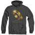 LOR/ONE RING - ADULT HEATHER HOODIE - BLACK