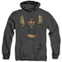 LOR/FRODO ONE RING - ADULT HEATHER HOODIE - BLACK
