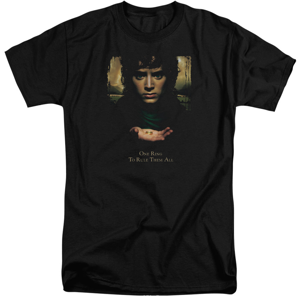 LOR/FRODO ONE RING - S/S ADULT TALL 18/1 - BLACK