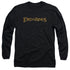 LOR/LOTR LOGO - L/S ADULT 18/1 - BLACK