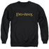 LOR/LOTR LOGO - ADULT CREWNECK SWEATSHIRT - BLACK