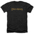 LOR/LOTR LOGO - ADULT HEATHER - BLACK