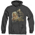 LOR/LEGOLAS - ADULT HEATHER HOODIE - BLACK