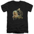 LOR/LEGOLAS - S/S ADULT V-NECK 30/1 - BLACK
