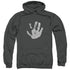 LOR/WHITE HAND - ADULT PULLOVER HOODIE - CHARCOAL