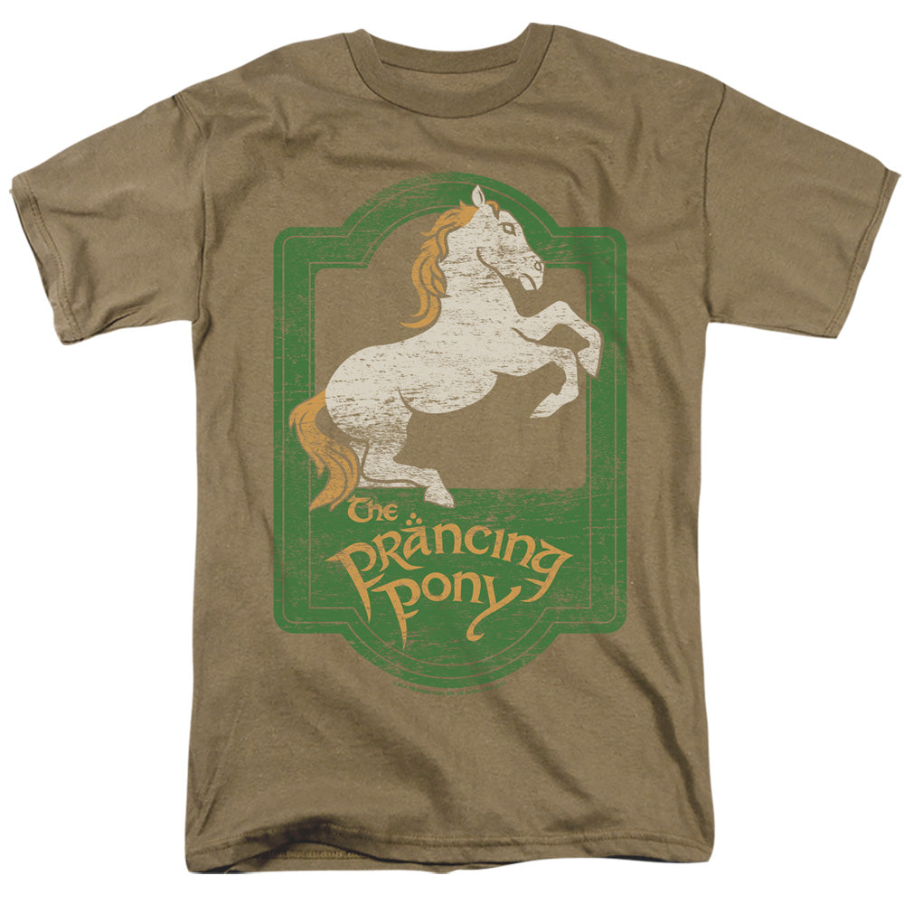LOR/PRANCING PONY SIGN - S/S ADULT 18/1 - SAFARI GREEN