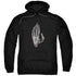LOR/HAND OF SARUMAN - ADULT PULLOVER HOODIE - BLACK